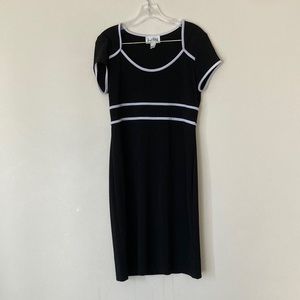 Joseph Ribkoff Black and White dress